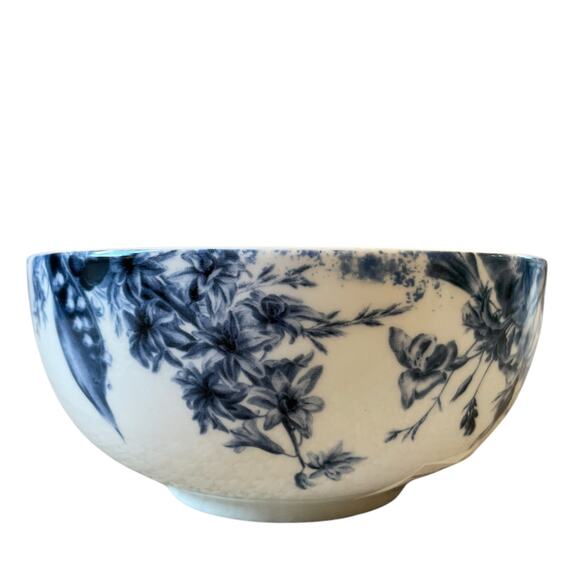 Mikasa PIPPA 
Blue & White Floral Bone China 6" Soup Bowls Set of Four New - Picture 13 of 13